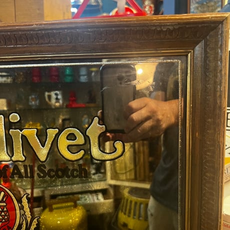 Vintage  The Glenlivet パブミラー　18-240