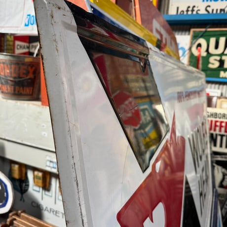 Vintage WOLF’S HEAD Motor Oil 大型看板 20-230