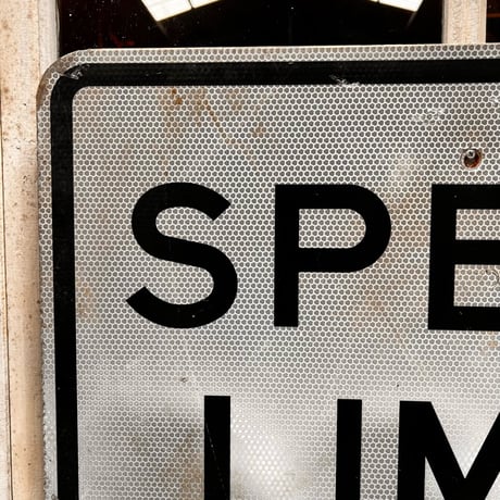 Vintage ロードサイン SPEED LIMIT 35 18-54-1