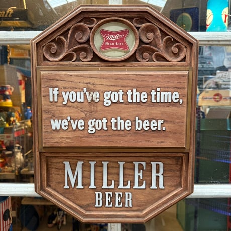Vintage Miller High Life ウォールサイン 16-297