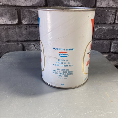 VALVOLINE　ヴィンテージ　オイル缶　10-342-3