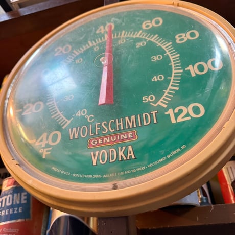 Vintage WOLFSCHMIDT VODKA サーモメーター 21-19