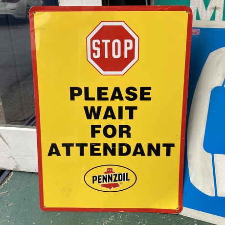 PENNZOIL 「STOP」サイン　16-414-2