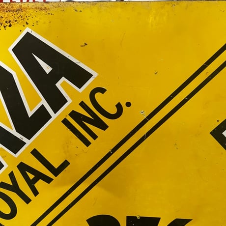 Vintage PLAZA ROYAL INC 両面 SIGN 17-298