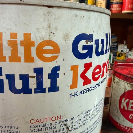 Vintage Gulf Zerolite 5ガロン缶 21-285-8