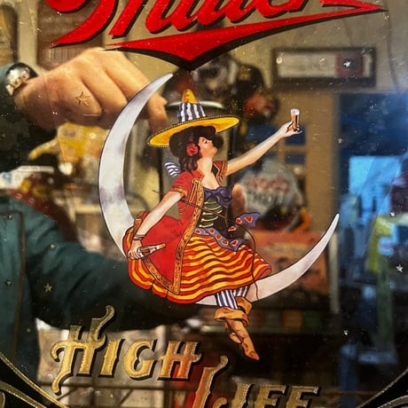 Vintage Miller Beer パブミラー 18-300