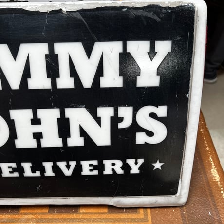 Vintage Jimmy John's Delivery Sign s-16-4-2