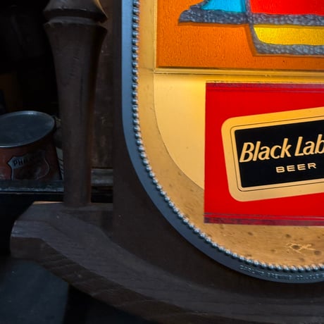 Vintage Black Label Beer ライトサイン 16-142