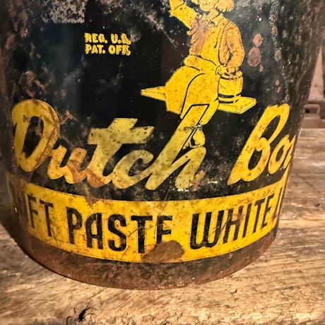 Vintage Dutch Boy Soft Paste White Lead バケツ 20-283
