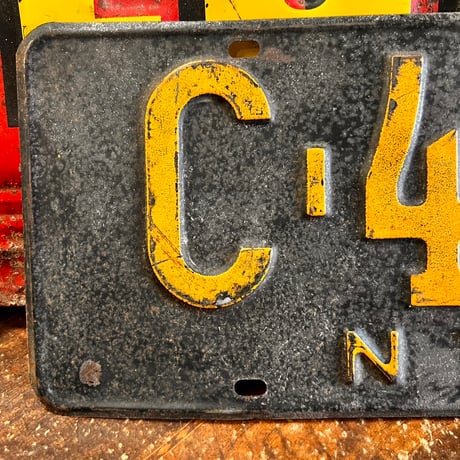 【希少!!】Vintage License Plate ニューヨーク州　18-144-11