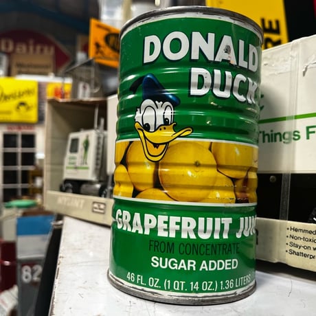 Vintage DONALD DUCK Grapefruit Juice CAN 19-122-17