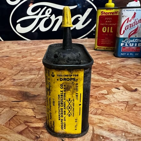Vintage DIXON LOCK-EASE OIL CAN 16-c-38