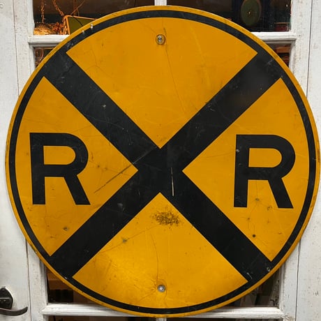 Vintage Road Sign 鉄道踏切 18-227-64