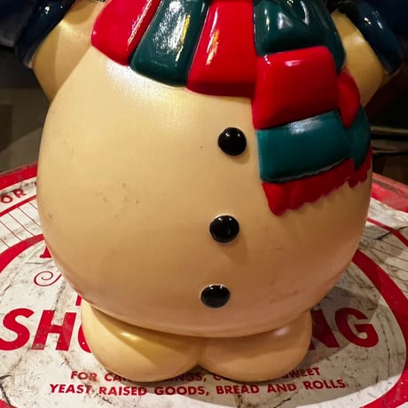 ヴィンテージ　プラスチック製　SNOWMAN　CHRISTMAS　16-326-2