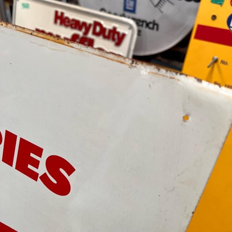 AC Delco BATTERIES ヴィンテージ看板 (14)439-1 | BigBear