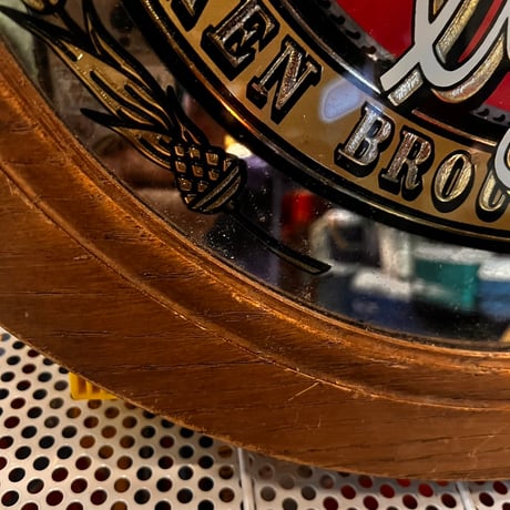 Vintage AMSTEL LIGHTBEER パブミラー 20-110-11