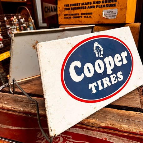 Vintage Cooper Tires ディスプレイラック 18-152