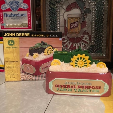 JOHN DEERE ヴィンテージ クッキージャー 陶器 箱付き
