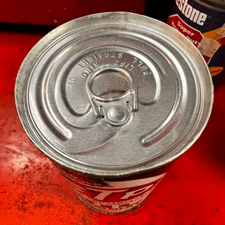 Vintage STP OIL CAN (中身入り) 17-77-21