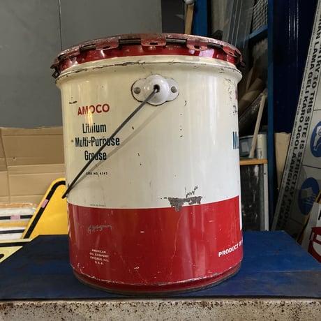 AMOCO　ヴィンテージ　グリース缶　16-243