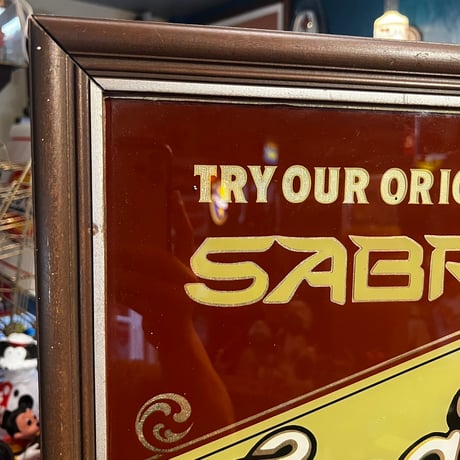 ヴィンテージ　パブミラー　SABRA Egg Cream 17-158