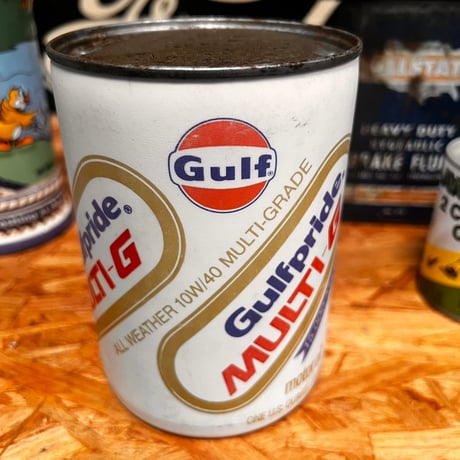 Vintage Gulf OIL Can 11-161-6