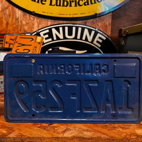 Vintage License Plate カリフォルニア州 19-107-20