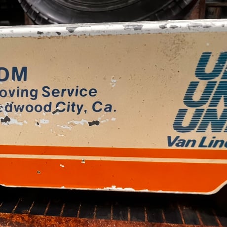 Vintage minicar UNITED Vanline トレーラー 20-389-15