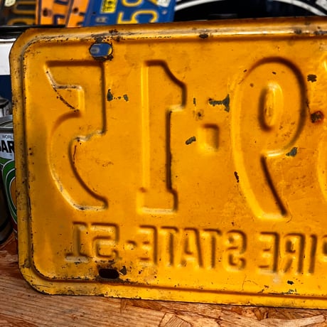 Vintage License Plate ニューヨーク州 19-107-13
