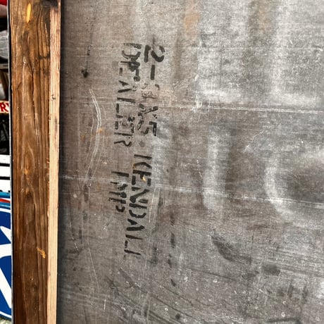 Vintage Kendall motor oil 大型 看板　18-190