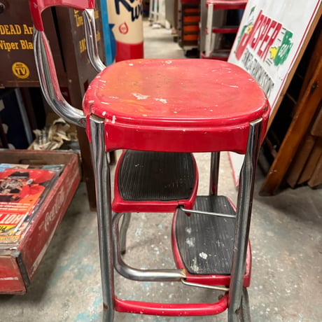 COSCO ヴィンテージ ステップスツールチェアー 21-298-1