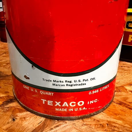 Vintage Texaco Motor Oil Can 16-c-71