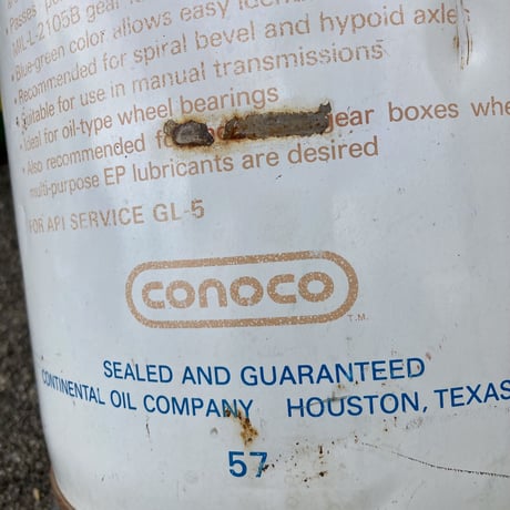 conoco　ヴィンテージ　オイル缶　15-122
