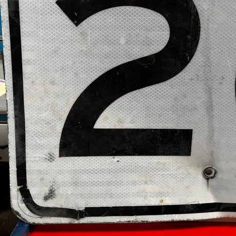 Vintage　SPEEDLIMIT20　道路標識　18-14
