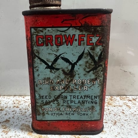 Vintage CROW-FEA Oil 缶 16-c-26
