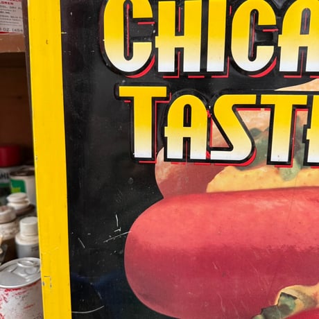 Vintage RED HOT CHICAGO 看板 20-367-1