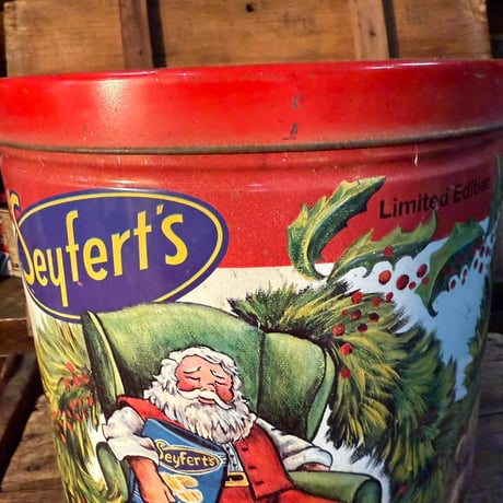 Vintage Seyfert’s ポテトチップス クリスマス限定 ディスプレイ缶 21-41-2