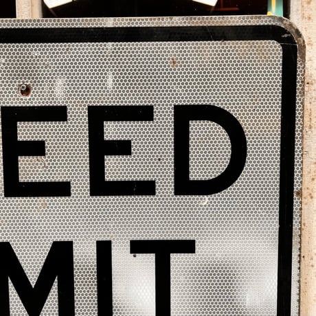 Vintage ロードサイン SPEED LIMIT 35 18-54-1