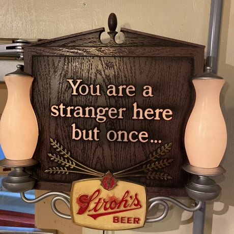 STROH′S BEER　ヴィンテージ　ウォールライト　14-162