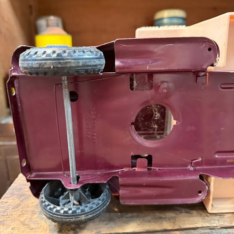 Vintage Buddy L Stables Horse Transport Trailer ミニカー 16-294