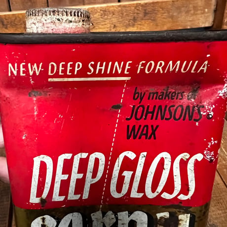 vintage　DEEP GLOSS CARNU WAX CAN　16-C-5