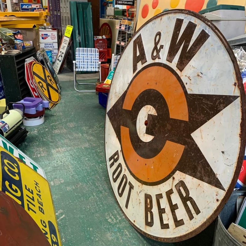 A&W エーアンドダブリュ ヴィンテージサイン 看板 | BigBear A&W エーアンドダブリュ ヴィンテージサイン 看板 | BigBear