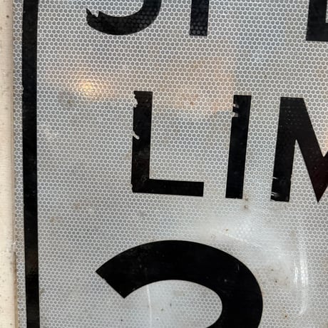 Vintage SPEEDLIMIT30 ロードサイン 20-202-53