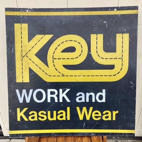 ヴィンテージ KEY 両面看板 14-382