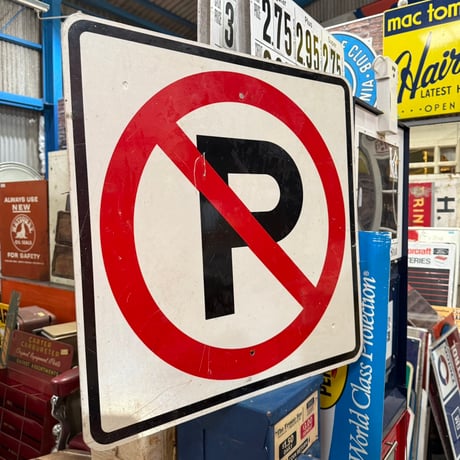 Vintage NO PARKING ロードサイン 20-155-1