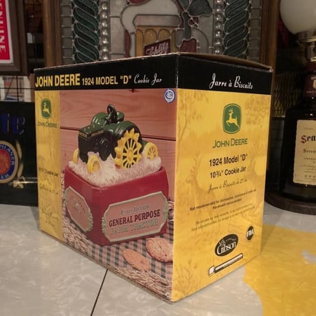 JOHN DEERE ヴィンテージ クッキージャー 陶器 箱付き