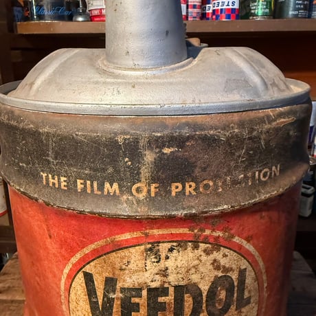 Vintage VEEDOL オイル缶 20-34