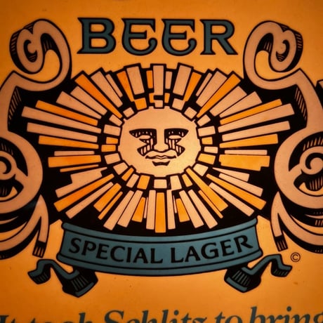 Vintage SCHLITZ Beer Light 17ー334
