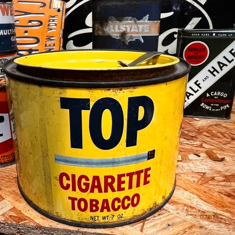 Vintage TOP CIGARETTE TOBACCO CAN 18-93-1