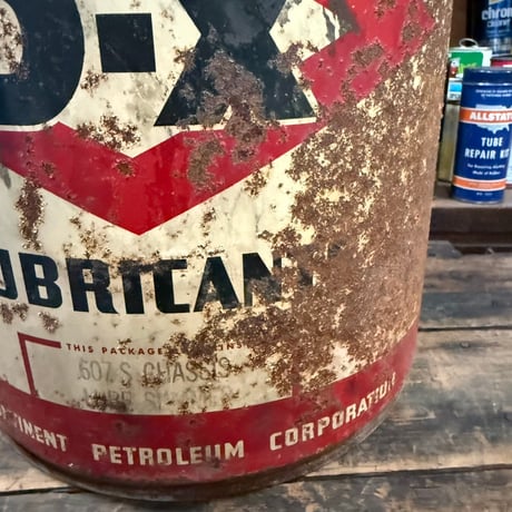 Vintage D-X LUBRICANTS オイル缶 21-203